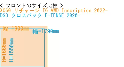 #XC60 リチャージ T6 AWD Inscription 2022- + DS3 クロスバック E-TENSE 2020-